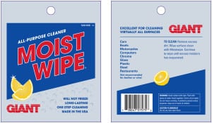 Giant Industries Unveils New Moistwipe Packaging! Post Thumbnail