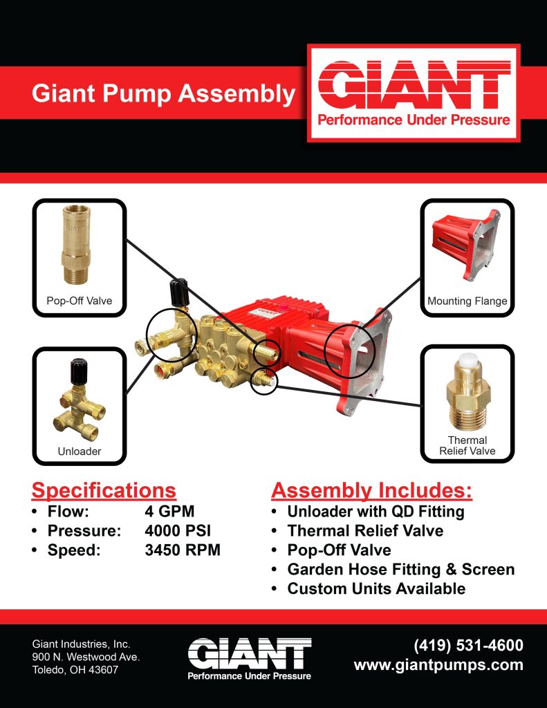 Pressure Washing Solutions Giant Pumps